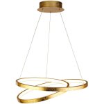 Searchlight - float led pendentif feuille d'or