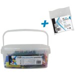 Kintech - seau de 310 cales universelles panachees + lot 60 cales fourchettes offert - Kintech - seau de 310 cales universelles panachees + lot 60 cales fourchettes offert -
