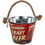 Seau � bi�re en m�tal - premium