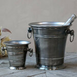 Seau  champagne argent 16x20x18cm