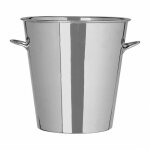 Seau � champagne chrom� 22x23 cm
