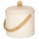 Seau � compost 7 l cr�me - pebbly