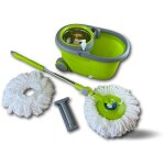Seau essoreur easy mop recharge lave et sche le sol disque rotatif - quantit x 1 - kit rotatif complet ...