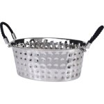 Seau  glace en acier inoxydable martel avec poignes corde