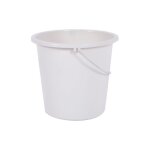Seau de m�nage rond 10 litres blanc ceruse eda