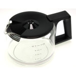 Seb - krups ss - 202316 verseuse en verre pour machine a cafe f309, km321 pro aroma plus