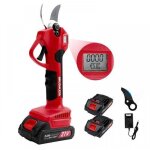 S�cateur �lectrique sans balais 300w ? 3 modes + 2 batteries ? coupe - branches sans fil pour jardinage, ...