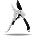 S�cateur professionnel de jardin, s�cateur ergonomique � poign�e rotative, s�cateur � lames crois�es ...