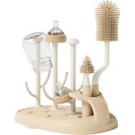 S�che biberons avec brosse de nettoyage egouttoir biberons, egoutte biberons arbre, amovible s�choir ...