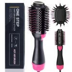 Sche - cheveux, brosse, lisseur et boucleur one step 4 en 1, noir