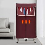 S�che - linge �lectrique, 1500 w, avec �cran tactile et minuterie, silencieux, armoire portable, pliable, ...