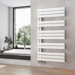 Heilmetz - s�che - serviettes 120 x 60 cm radiateur � eau chaude blanc, anti - bact�rien, 691w, pour ...