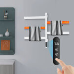 S�che - serviettes �lectrique � cinq barres pivotant � 180� radiateur de salle de bain radiateur mural ...