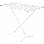 Dandibo - s�choir � linge sur pied pour baignoire blanc 93874 pliable �troit m�tal sans ailes sans roulettes ...