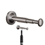 Schoir  linge tlescopique 2 pices, barre de suspension tlescopique pour penderie, support de rangement ...