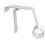 Secodir - 1 support tringle rideau 20mm sans perage coffret volet roulant coloris - blanc