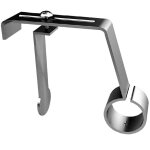 Secodir - 1 support tringle rideau �20mm sans per�age coffret volet roulant coloris - nickel