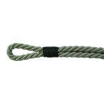 Combo - embrasse rideau textile cordon coloris - gris clair