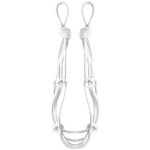 Cordage - embrasse pour rideau corde noue coloris - blanc