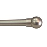 Secodir - xpress - kit tringle extensible sans perage  19 x 110  210 cm coloris - gris acier