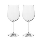 Secret de gourmet - lot de 2 verres à vin 'bordeaux' 61cl transparent Secret de gourmet - lot de 2 verres à vin 'bordeaux' 61cl transparent