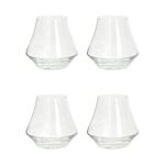 Secret de gourmet - lot de 4 verres  whisky 'arome' 29cl transparent