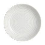 Secret de gourmet - lot de 6 assiettes creuses 'galaxie' 20cm blanc
