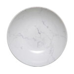 Secret de gourmet - lot de 6 assiettes creuses 'geom' 20cm blanc