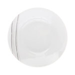 Secret de gourmet - lot de 6 assiettes creuse 'lignes' 20cm blanc