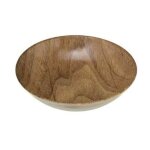 Secret de gourmet - lot de 6 assiettes creuses 'mood' 22cm marron