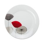 Secret de gourmet - lot de 6 assiettes  dessert 'osara' 20cm blanc