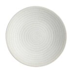 Secret de gourmet - lot de 6 assiettes � dessert 'rice' 21cm blanc