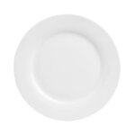 Secret de gourmet - lot de 6 assiettes  dessert 'ronde' 20cm blanc