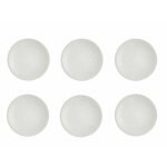 Secret de gourmet - lot de 6 assiettes plates galaxy rondes - 27 cm - gr�s - livraison gratuite