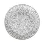 Secret de gourmet - lot de 6 assiettes plates 'hacienda' 27cm gris Secret de gourmet - lot de 6 assiettes plates 'hacienda' 27cm gris