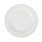 Secret de gourmet - lot de 6 assiettes plates 'ronde' 27cm blanc