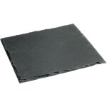 Secret de gourmet - assiette en ardoise - l 20 cm Secret de gourmet - assiette en ardoise - l 20 cm