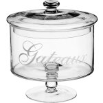 5five simply smart - bonbonnire verre sur pied 1, 8l - 5five