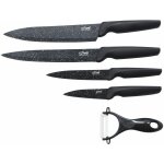 Coffret de 4 couteaux et 1 plucheur de caractre