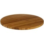Secret de gourmet - plateau de présentation tournant en bambou d35 cm Secret de gourmet - plateau de présentation tournant en bambou d35 cm
