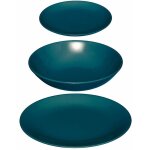 Secret de gourmet - service de 10 assiettes colorama - bleu - d 26 cm - livraison gratuite Secret de gourmet - service de 10 assiettes colorama - bleu - d 26 cm - livraison gratuite