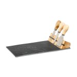 Secret de gourmet - service  fromage 'ardoise' 30cm gris