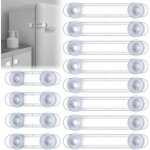 Securite bebe 12 pi�ces, bloque tiroir placards loquets et frigo securite placard enfant protection bebe ...