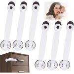 S�curit� enfant portes de placard, 6 pcs loquets de s�curit� pour b�b�, bloque porte b�b� verrouillage ...