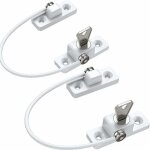 Scurit fentre enfant, 2pcs protection fenetre enfant en alliage de zinc bloque fenetre securite enfant ...