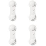 Securite placard enfant 4 pi�ces, bloque porte b�b�, s�curit� placard b�b�, protection bebe pour porte ...