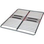 Sedac sommier optizones 160 x 200 - cadre a lattes - 5 zones de confort