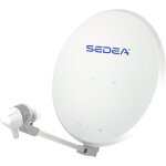 Kit parabole 60 acier + lnb