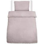 Beautissu seersucker 2pcs parure de lit 135x200 cm meline ? linge de lit respirant & doux avec fermeture ...