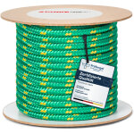 Seilwerk stanke corde polypropyl�ne verte avec fils marqueurs jaunes 16mm 5 m - corde � linge ext�rieur, ...